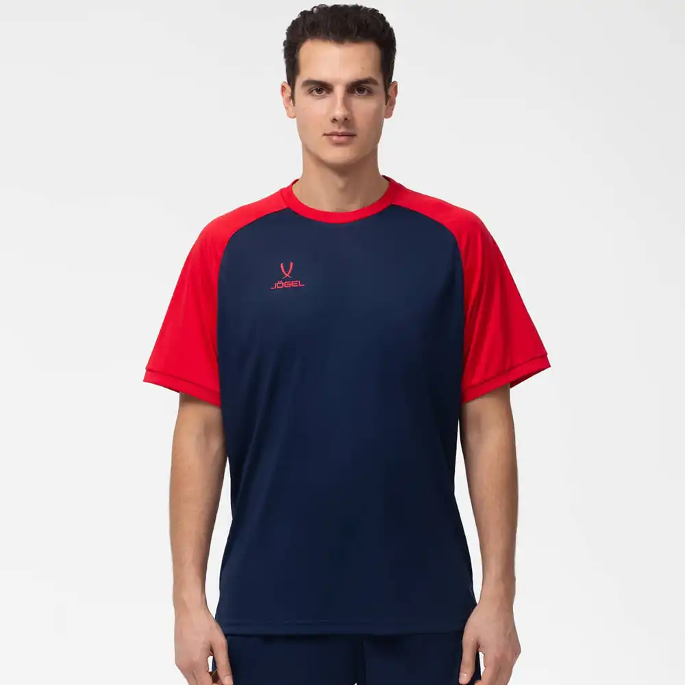 фото Футболка игровая CAMP Reglan Jersey, темно-синий/красный в интернет-магазине спортивных товаров МЯЧИКИ