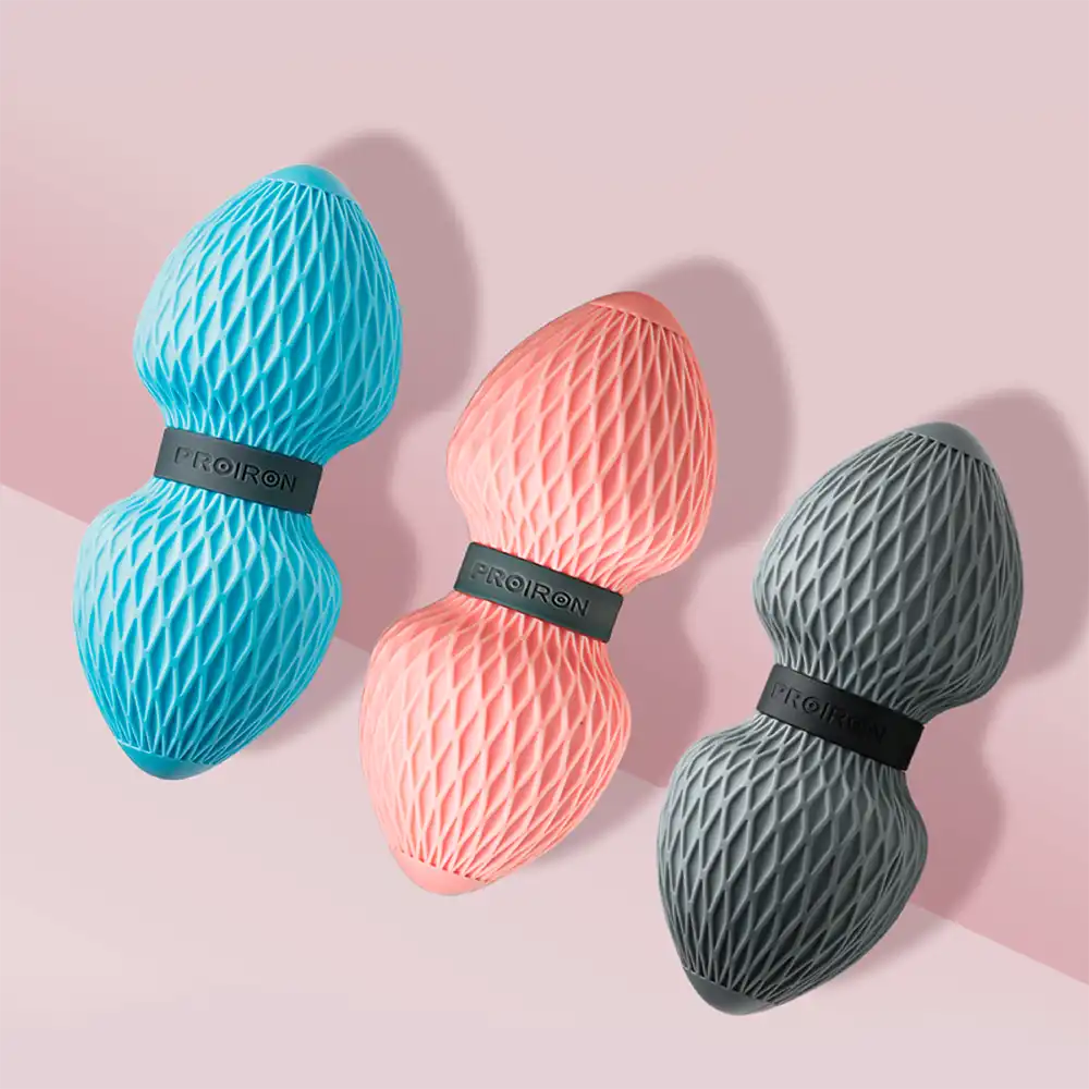 фото Массажный ролик для МФР массажа Proiron 15х6,5 см, розовый, арт. МР156501 в интернет-магазине спортивных товаров МЯЧИКИ