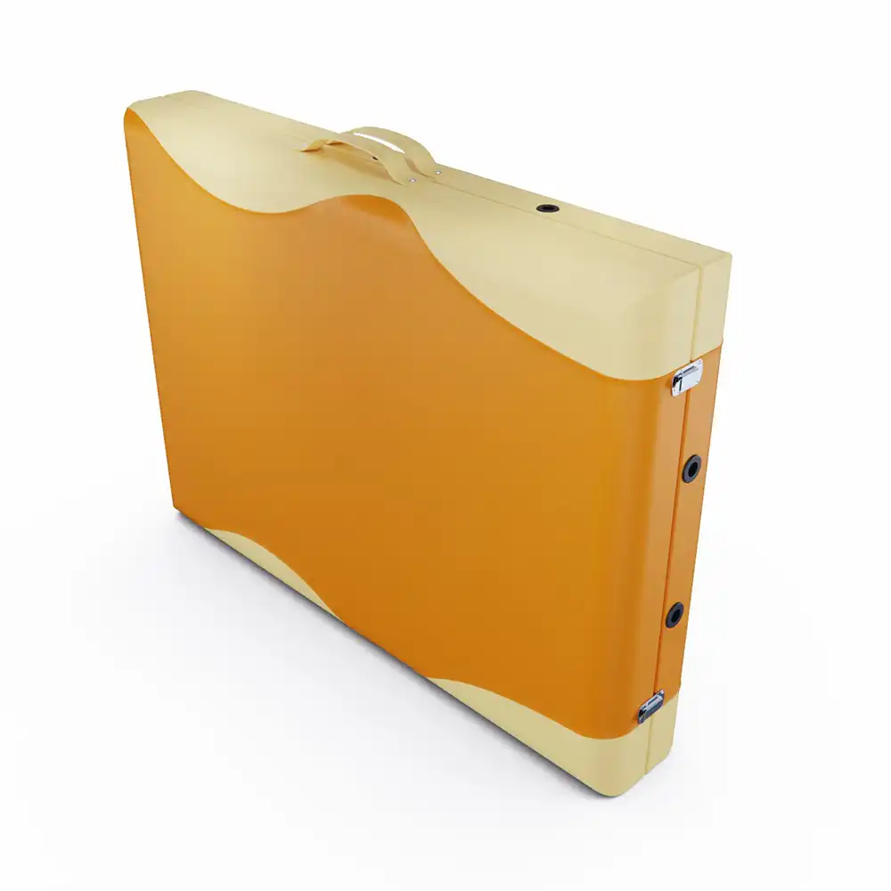 фото Массажный стол DFC NIRVANA Elegant PREMIUM, цвет оранжево-бежевый в интернет-магазине спортивных товаров МЯЧИКИ