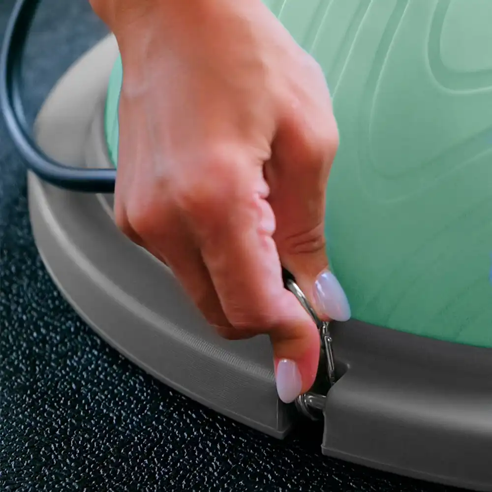 фото Балансировочная платформа Proiron с эспандерами 47см, зеленая, арт. БП47ЗЕЛ в интернет-магазине спортивных товаров МЯЧИКИ