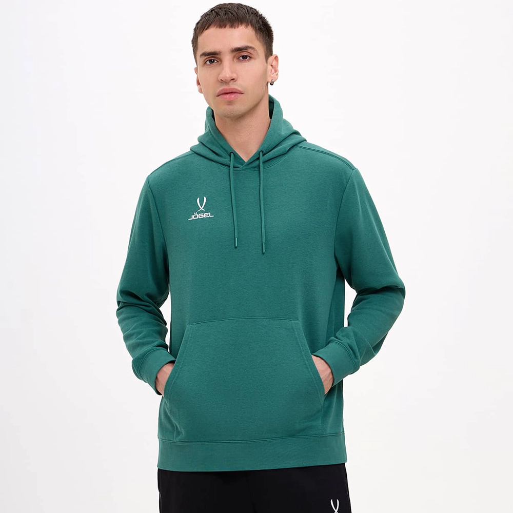 фото Худи ESSENTIAL Cotton Hoodie, темно-зеленый в интернет-магазине спортивных товаров МЯЧИКИ