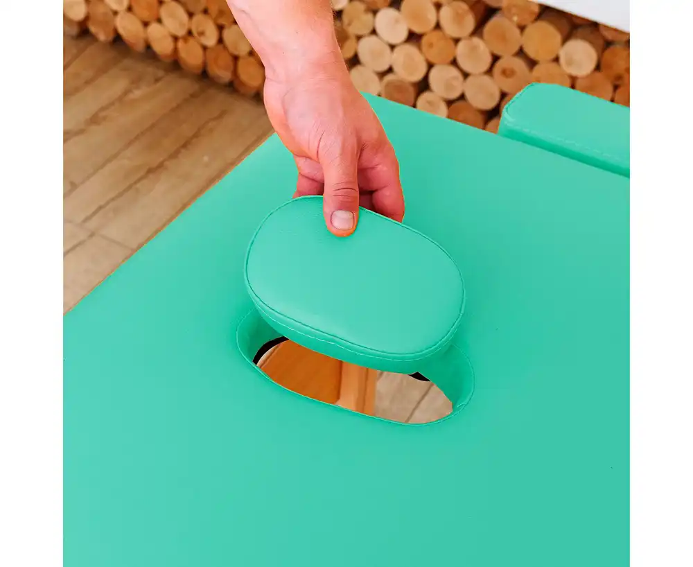 фото Массажный стол DFC NIRVANA Relax, (Optima) 186 x 60 см, зелёный в интернет-магазине спортивных товаров МЯЧИКИ