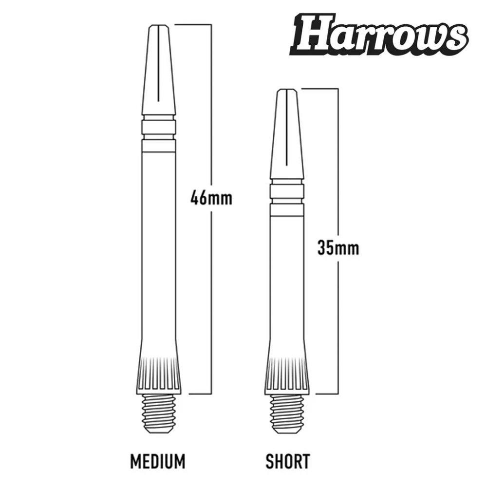фото Хвостовики для дротиков Harrows Gyro Medium 46 мм в интернет-магазине спортивных товаров МЯЧИКИ