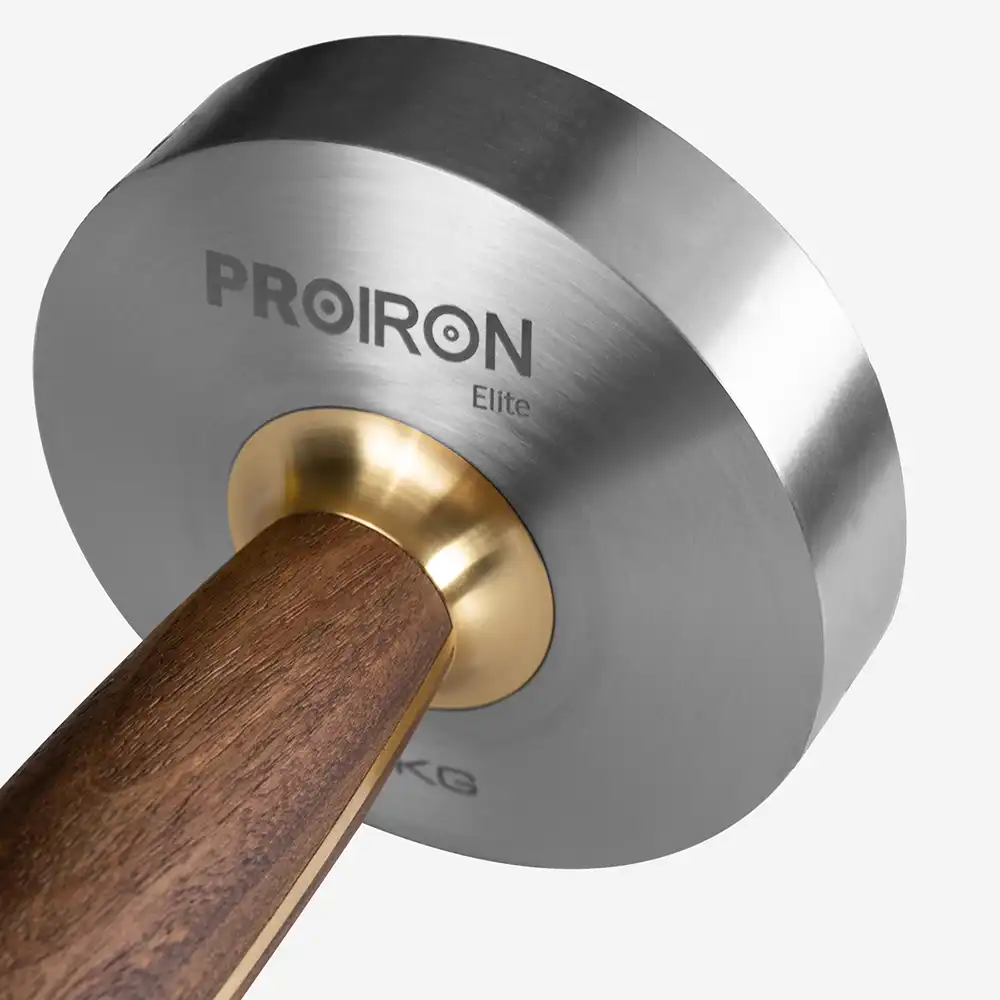 фото Proiron Гантель из нержавеющей стали и орехового дерева 4 кг, арт. Г1040НО в интернет-магазине спортивных товаров МЯЧИКИ