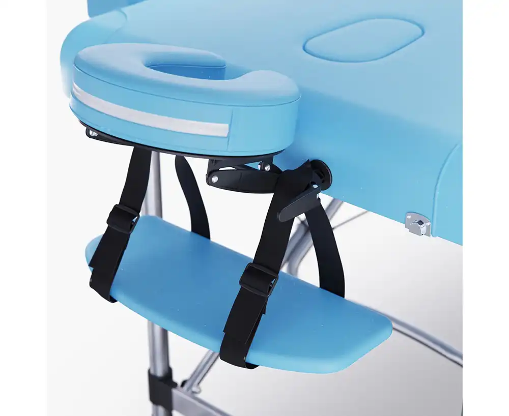 фото Массажный стол DFC NIRVANA Elegant, 186 x 70 см, голубой в интернет-магазине спортивных товаров МЯЧИКИ