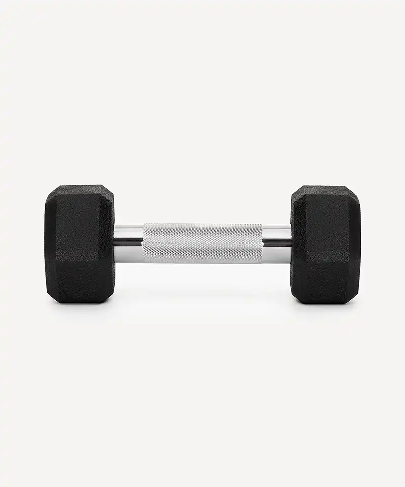 фото Гантель гексагональная Starfit DB-301PRO 3 кг, обрезиненная, черный в интернет-магазине спортивных товаров МЯЧИКИ