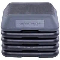 фото Степ-платформа быстросборная SP-401 40х40х30 см, квадратная, обрезиненная, 5-ти уровневая в интернет-магазине спортивных товаров МЯЧИКИ