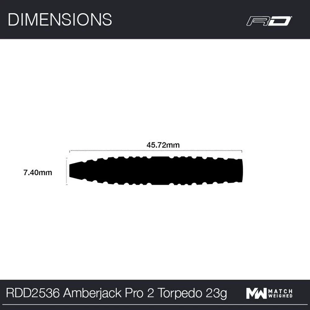фото Red Dragon Amberjack Pro 23gr. 90% вольфрам. Дротики для дартса в интернет-магазине спортивных товаров МЯЧИКИ