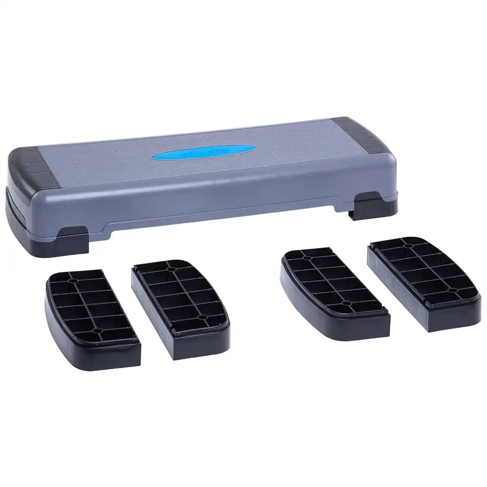 фото Степ-платформа фиксирующаяся SP-204 90х32х25 см, 3-уровневая в интернет-магазине спортивных товаров МЯЧИКИ