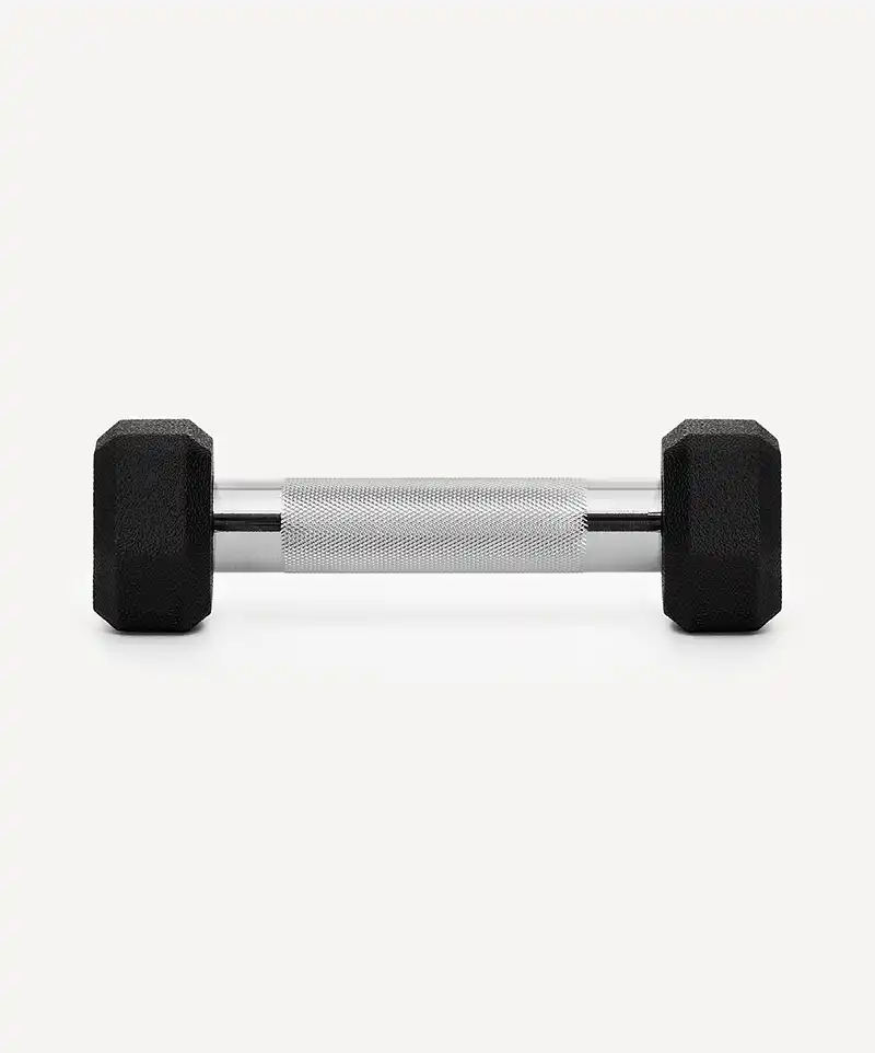 фото Гантель гексагональная Starfit DB-301PRO 1 кг, обрезиненная, черный в интернет-магазине спортивных товаров МЯЧИКИ