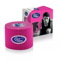 фото Кинезио тейп CureTape Sports Pink, 5 см x 5 м в интернет-магазине спортивных товаров МЯЧИКИ