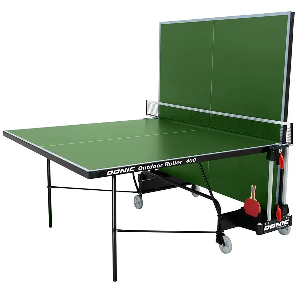 фото Теннисный стол DONIC OUTDOOR ROLLER 400 GREEN в интернет-магазине спортивных товаров МЯЧИКИ