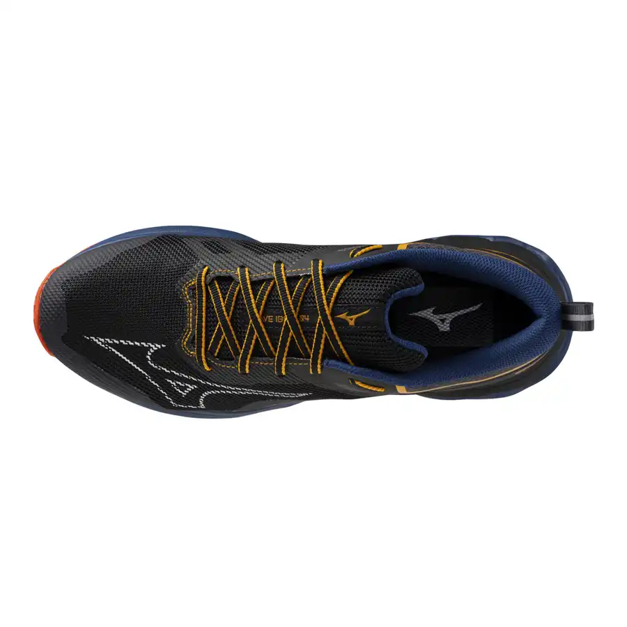 фото Кроссовки для бега Mizuno WAVE IBUKI 4? чёрно-красные в интернет-магазине спортивных товаров МЯЧИКИ