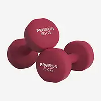 фото Proiron Гантели неопреновые 2шт по 8кг, арт. Г2080НЕО в интернет-магазине спортивных товаров МЯЧИКИ