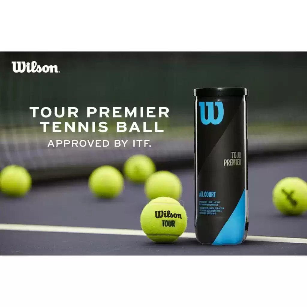 фото Мячи для большого тенниса Wilson Tour Premier All Court, 4 шт в интернет-магазине спортивных товаров МЯЧИКИ