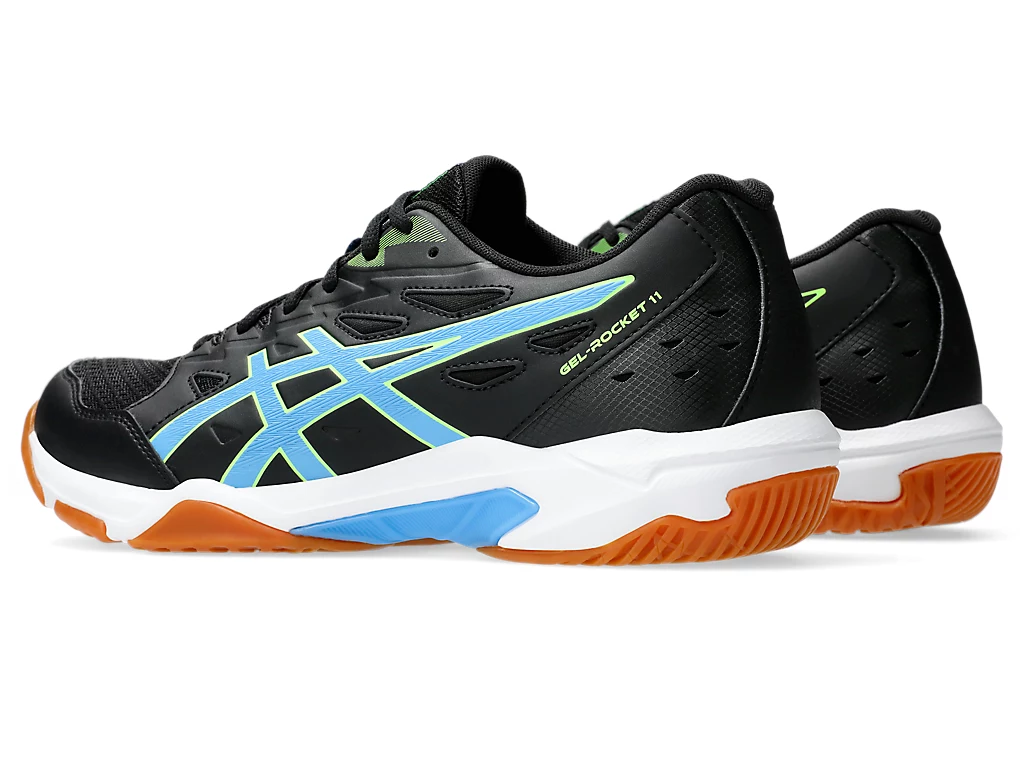фото Волейбольные кроссовки Asics Gel-Rocket 11, чёрно-синие в интернет-магазине спортивных товаров МЯЧИКИ