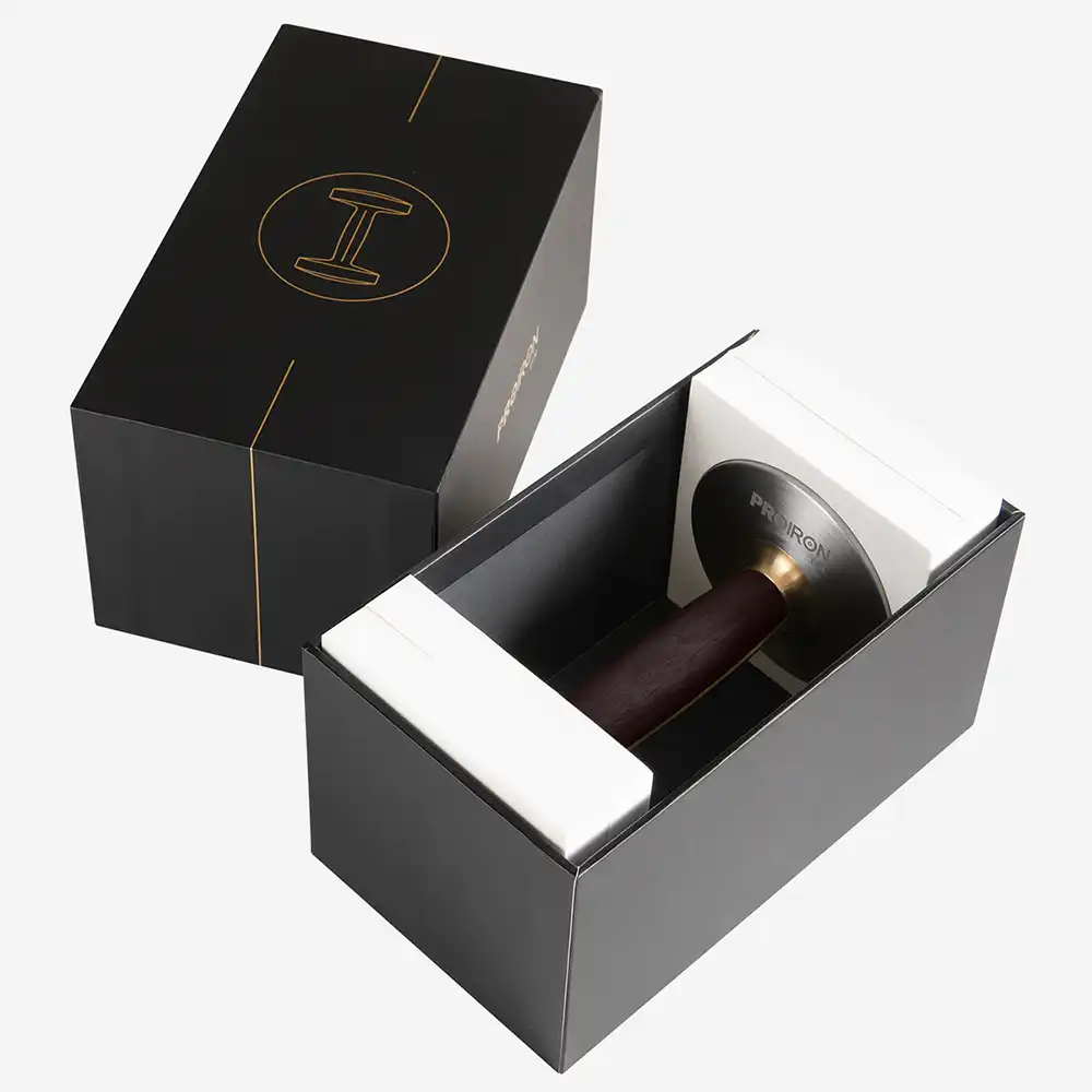 фото Proiron Гантель из нержавеющей стали и черного дерева 2 кг, арт. Г1020НЧ в интернет-магазине спортивных товаров МЯЧИКИ