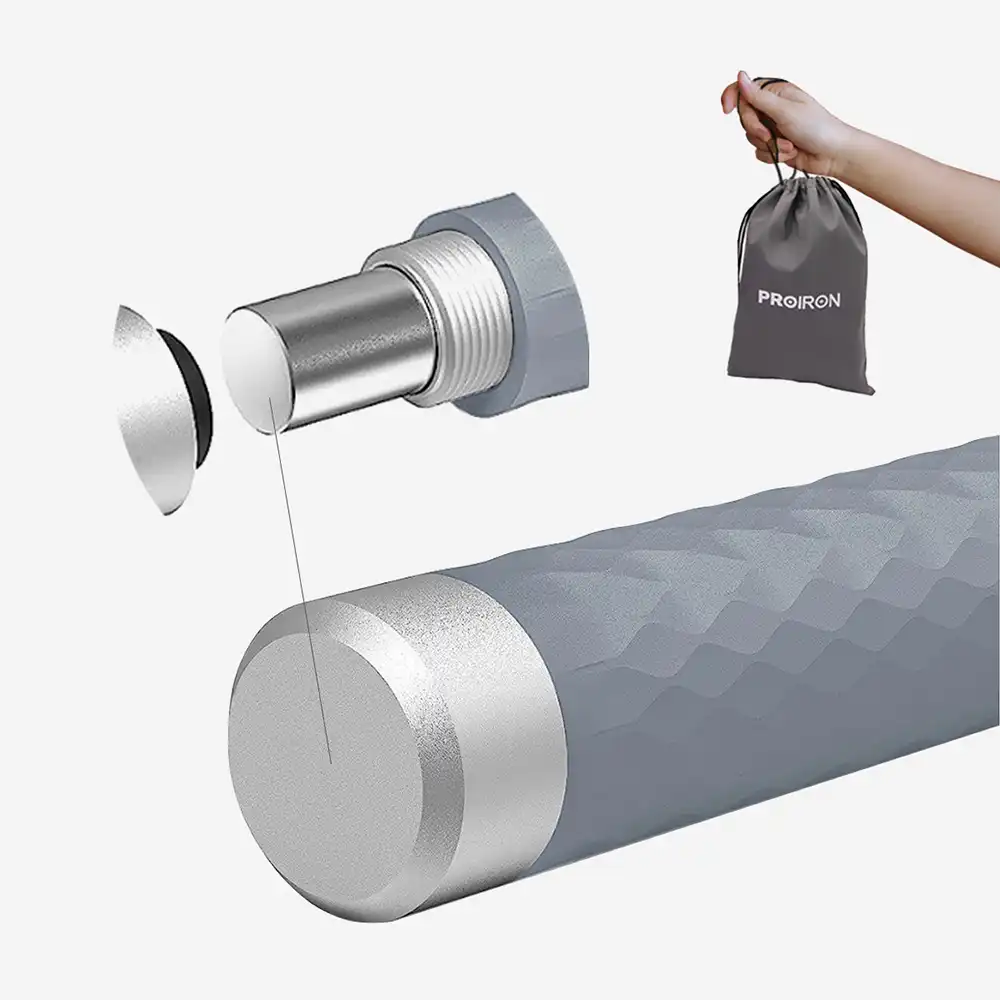 фото Скакалка скоростнаяProiron  ПРОФИ с подшипником, серая, арт. ПРО1202 в интернет-магазине спортивных товаров МЯЧИКИ