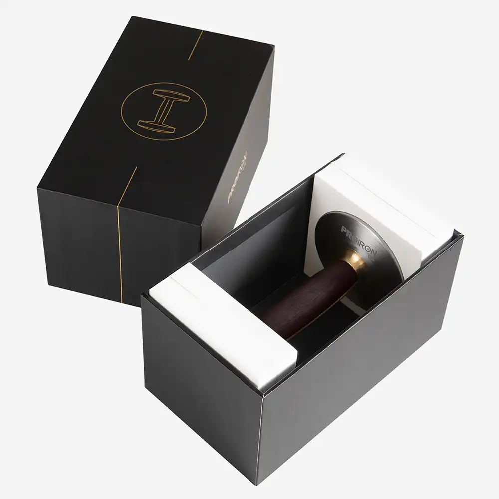 фото Proiron Гантель из нержавеющей стали и черного дерева 4 кг, арт. Г1040НЧ в интернет-магазине спортивных товаров МЯЧИКИ