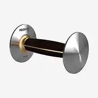 фото Proiron Гантель из нержавеющей стали и черного дерева 1 кг, арт. Г1010НЧ в интернет-магазине спортивных товаров МЯЧИКИ