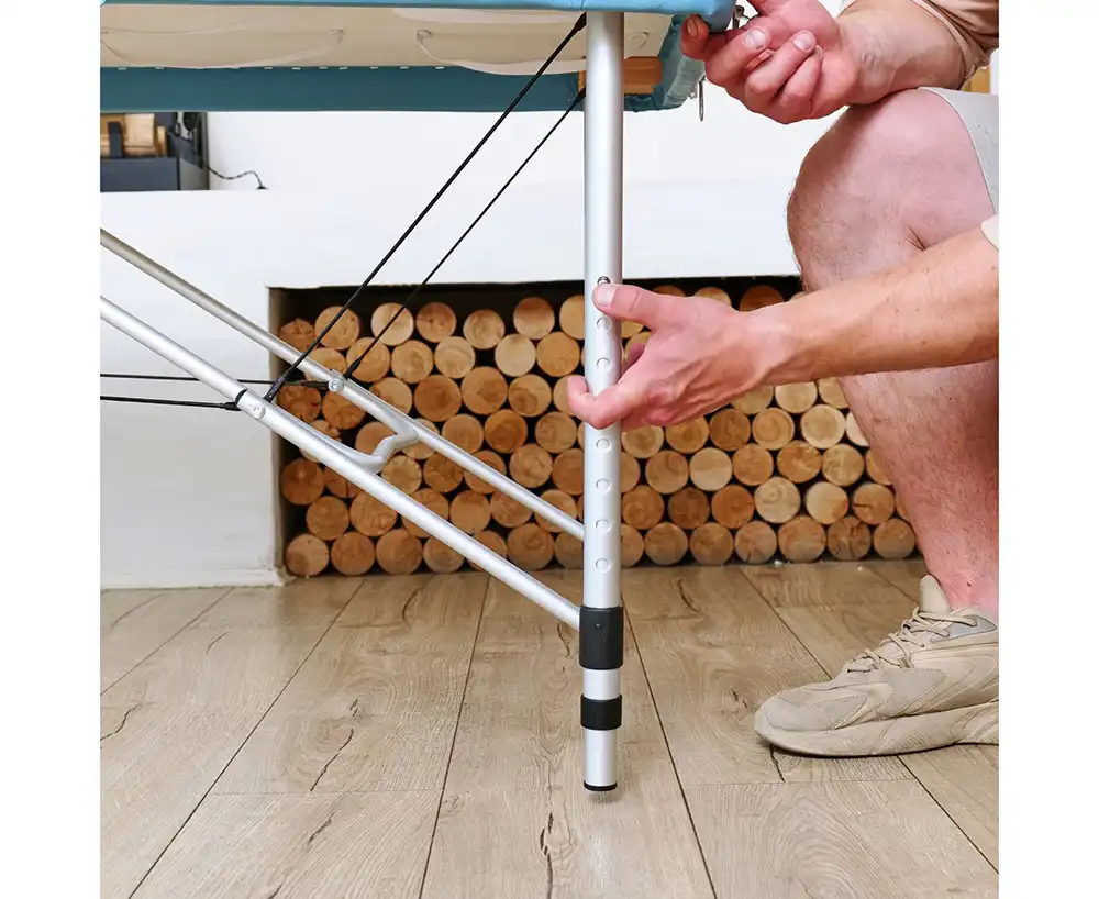 фото Массажный стол DFC NIRVANA Elegant, 186 x 70 см, голубой в интернет-магазине спортивных товаров МЯЧИКИ