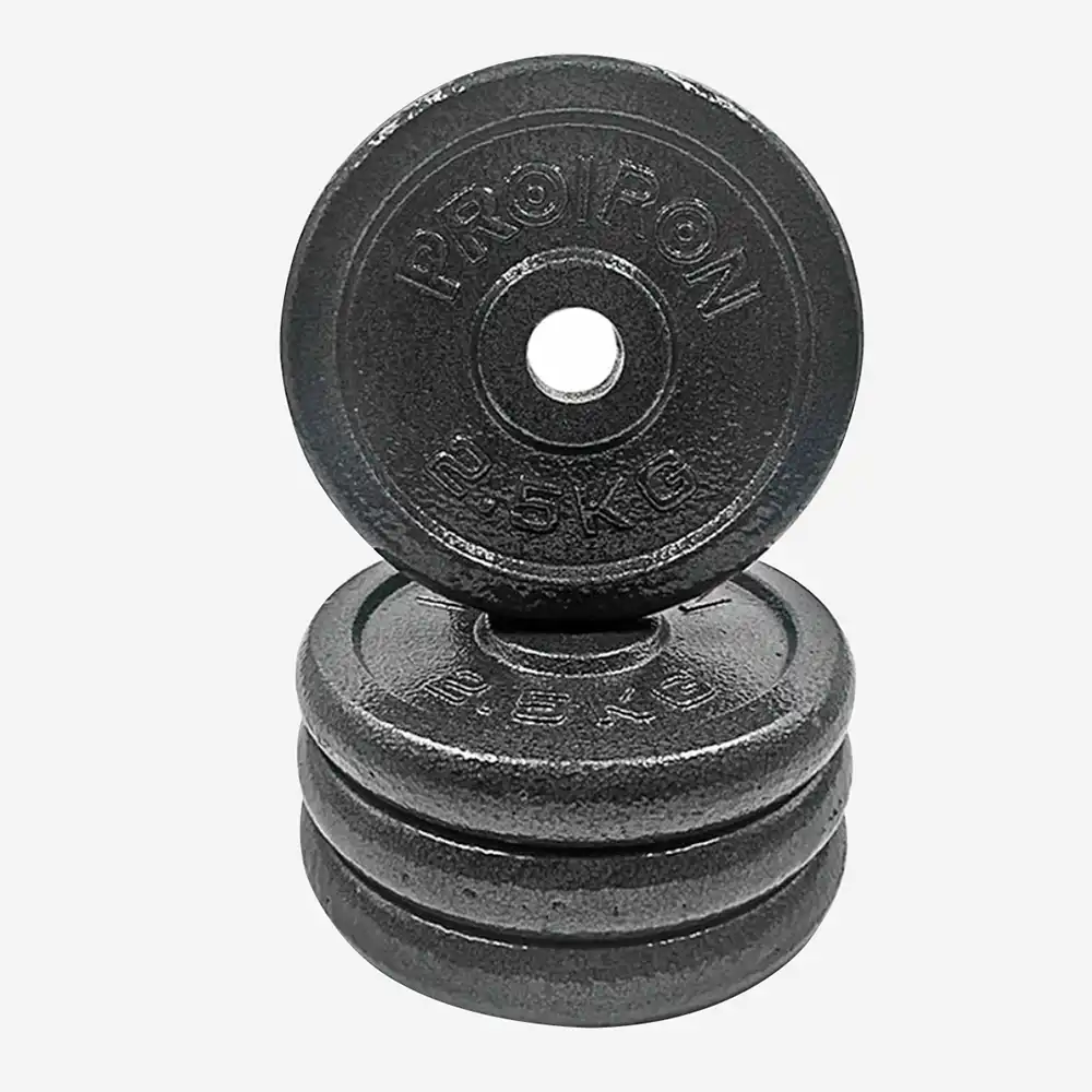 фото Proiron Набор чугунных дисков 4 х 2,5 кг, арт. НЧД4250 в интернет-магазине спортивных товаров МЯЧИКИ