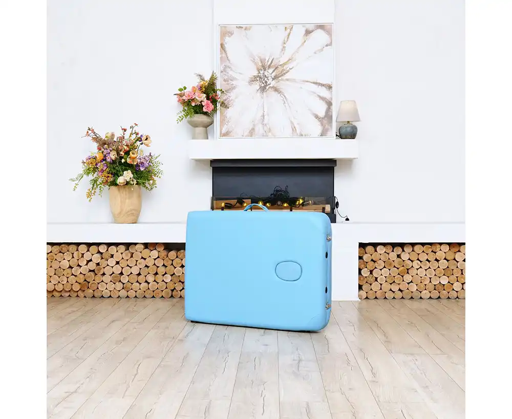 фото Массажный стол DFC NIRVANA Elegant, 186 x 70 см, голубой в интернет-магазине спортивных товаров МЯЧИКИ