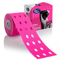 фото Панч тейп кинезио CureTape Punch Pink перфорированный, розовый в интернет-магазине спортивных товаров МЯЧИКИ