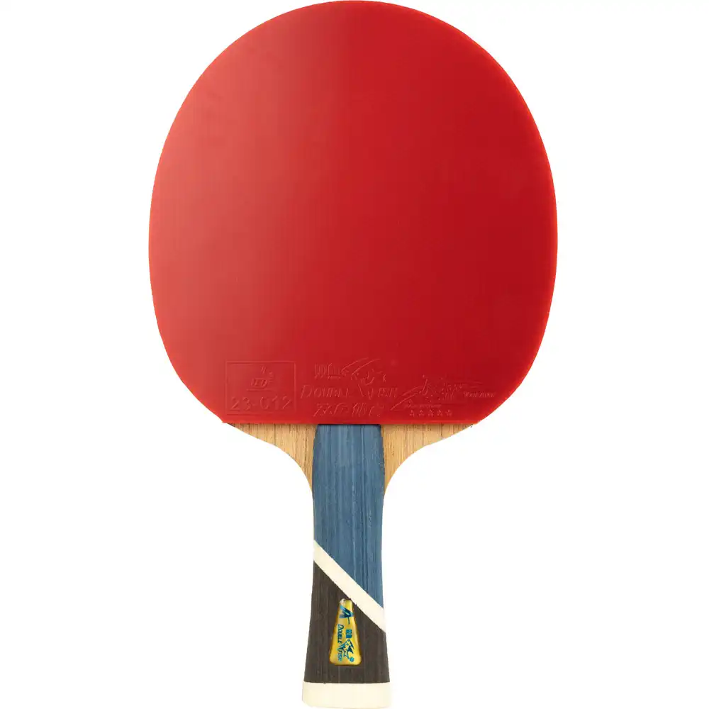 фото Ракетка для настольного тенниса Double Fish 5A+C, профессиональная, ITTF Approved, + 2 мяча в интернет-магазине спортивных товаров МЯЧИКИ