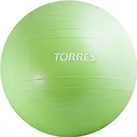 фото Фитбол "TORRES" высокой плотности,  антивзрыв, зеленый, 75 см, с насосом в интернет-магазине спортивных товаров МЯЧИКИ