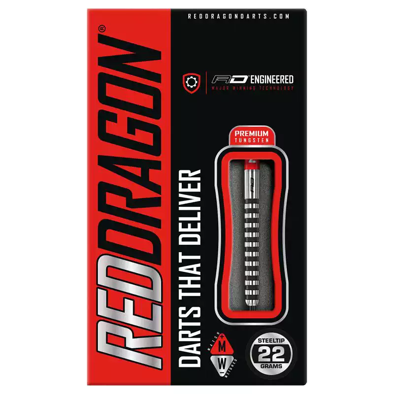 фото Red Dragon Javelin Black 22gr. 85% вольфрам. Дротики для дартса в интернет-магазине спортивных товаров МЯЧИКИ