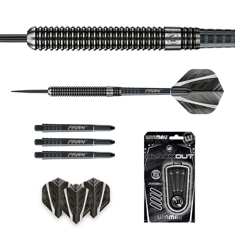 фото Winmau Blackout 23 gr. 90% вольфрам. Дротики для дартса в интернет-магазине спортивных товаров МЯЧИКИ