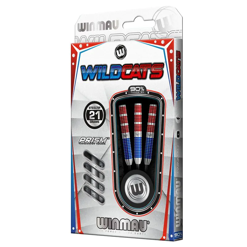 фото Winmau Wildcats 21 gr 90% вольфрам. Дротики для дартса в интернет-магазине спортивных товаров МЯЧИКИ