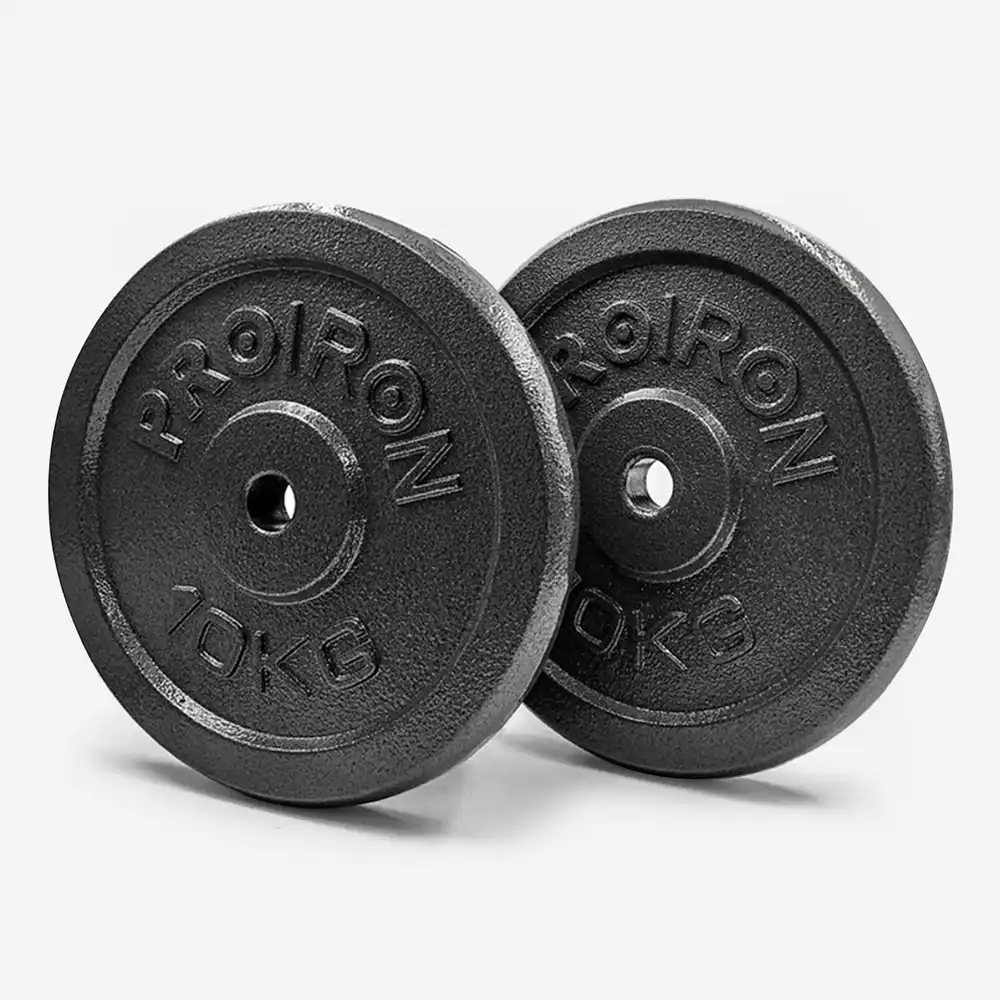 фото Proiron Набор чугунных дисков 2 х 10 кг, арт. НЧД2100 в интернет-магазине спортивных товаров МЯЧИКИ