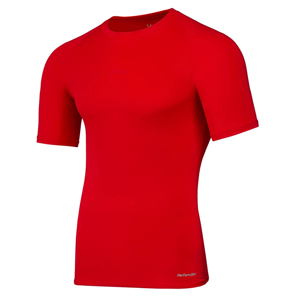 фото Футболка компрессионная Jögel PerFormDRY Baselayer Tee SS 2, красный в интернет-магазине спортивных товаров МЯЧИКИ