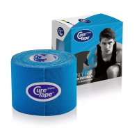 фото Кинезио тейп CureTape Sports Blue, 5 см x 5 м в интернет-магазине спортивных товаров МЯЧИКИ