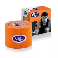 фото Кинезио тейп CureTape Sports Orange, 5 см x 5 м в интернет-магазине спортивных товаров МЯЧИКИ