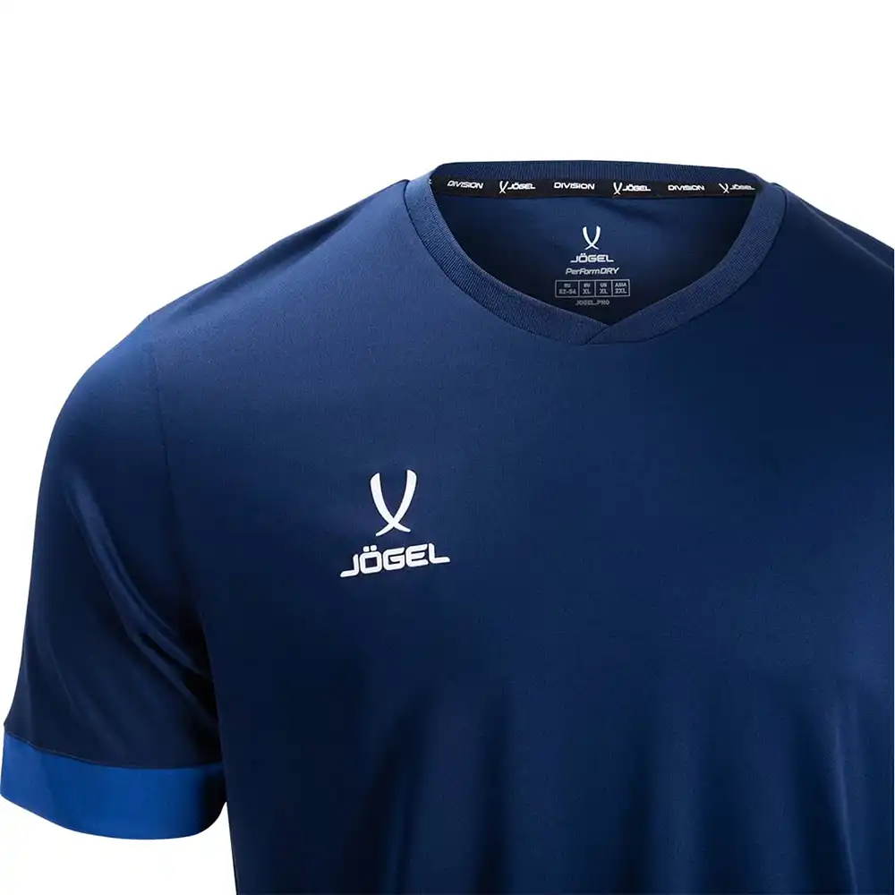 фото Футболка игровая DIVISION PerFormDRY Union Jersey, темно-синий/синий/белый в интернет-магазине спортивных товаров МЯЧИКИ